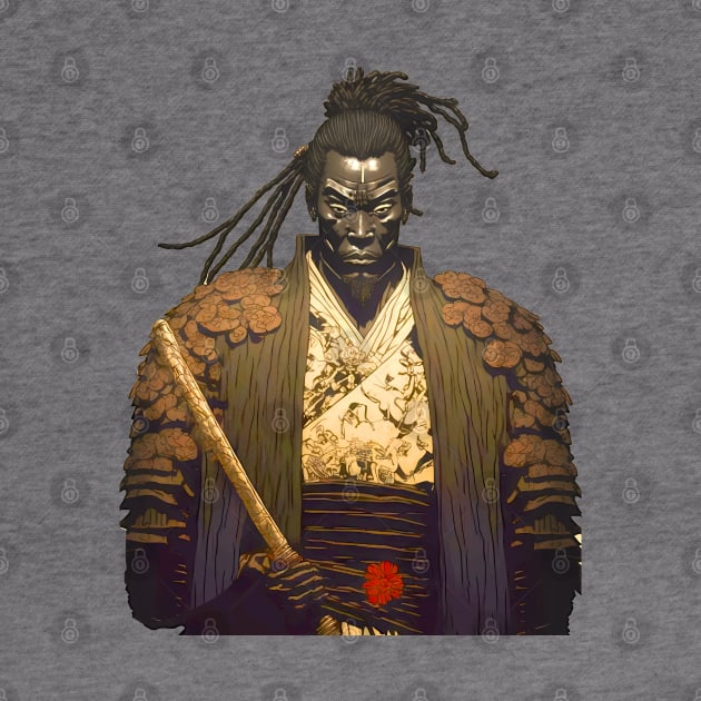 Yasuke the Black Samurai in Feudal Japan (1579) No. 1 by Puff Sumo